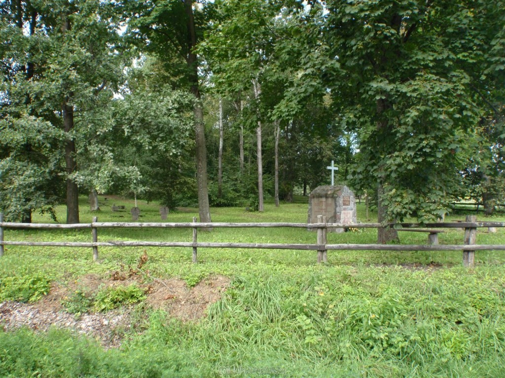 Der deutsche Friedhof in Borschimmen im Jahr 2010
