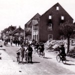 Neuenburg am Oberrhein nach französischem Beschuss