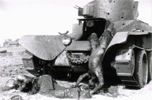 Un T26 abattu près de Romanischtsche le 24.07.1941
