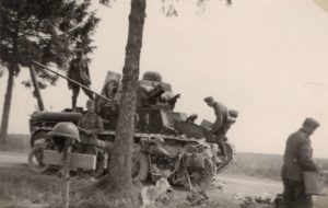 036 Französischer Tank Während Waffenstillstandsangebot Petain