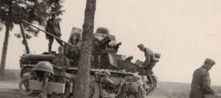 036 Französischer Tank Während Waffenstillstandsangebot Petain