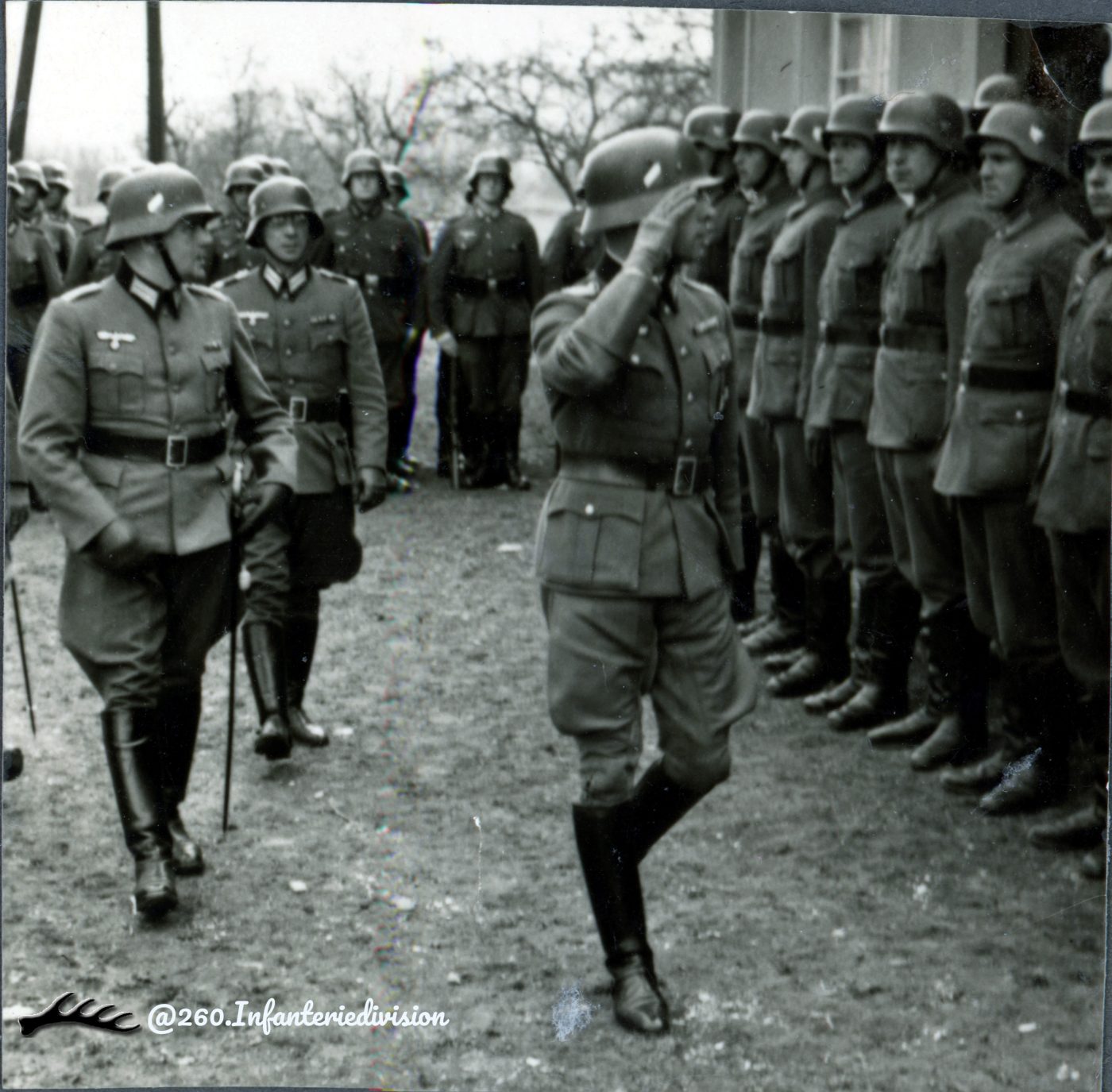 1940 03 Begruessung Sudetendeutscher Rekruten In Eimeldingen Watermarked