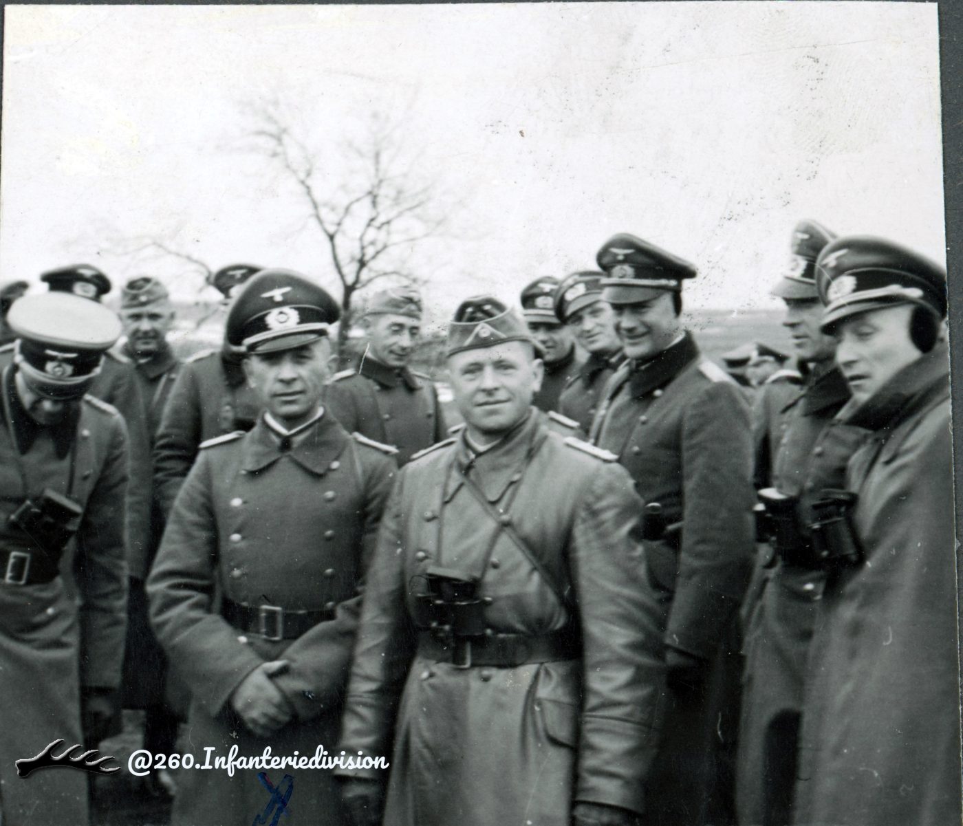 1940 02 Beim Bataillons Fuerher Korps Watermarked