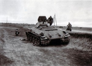 19410924 russischer Panzer bei Mglin