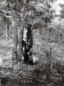 19410927 Partisan im Wald bei Kletnja