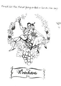 Deckblatt Weinkarte